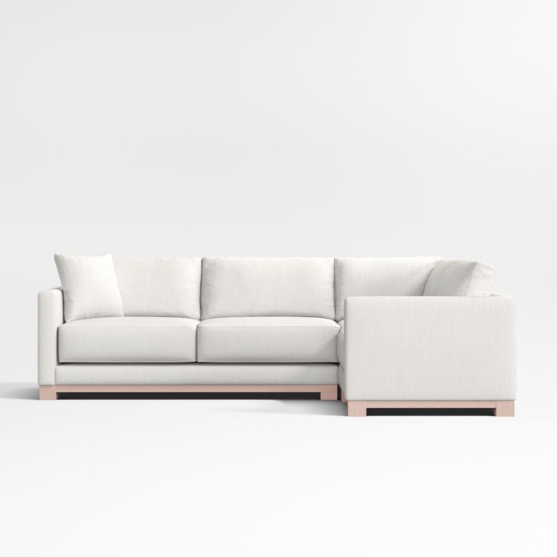 Gather Wood Base 3-Piece Corner Sectional Sofa - image 3 of 7