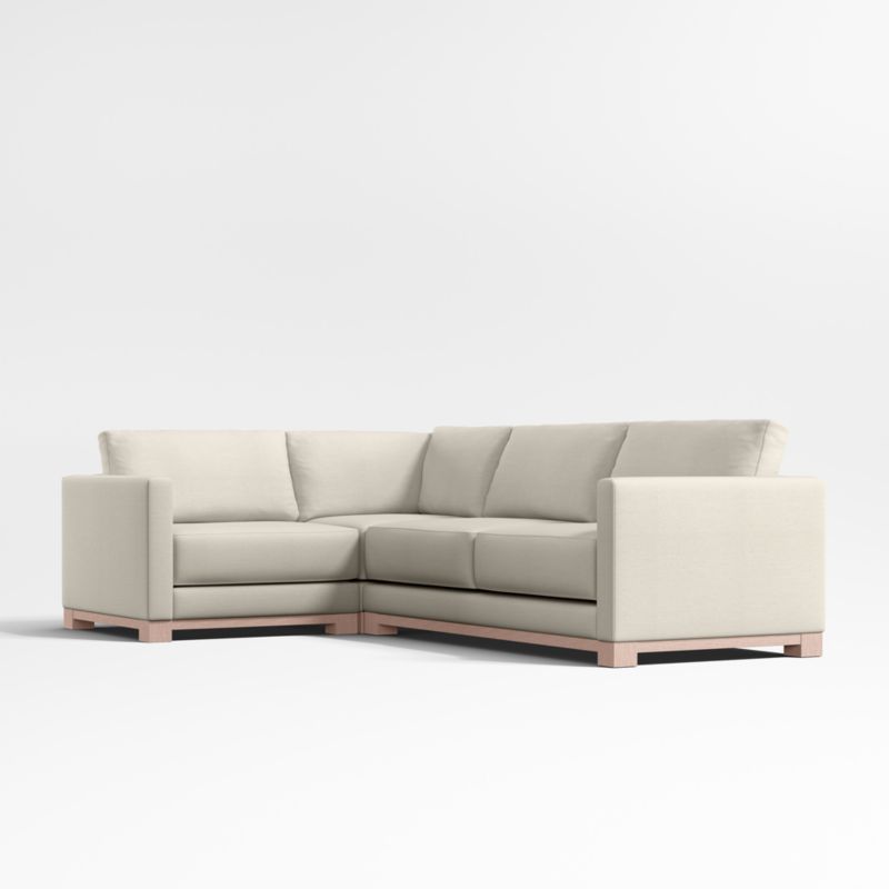 Gather Wood Base 3-Piece Corner Sectional Sofa - image 0 of 7