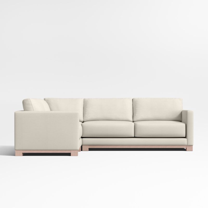 Gather Wood Base 3-Piece Corner Sectional Sofa - image 3 of 7