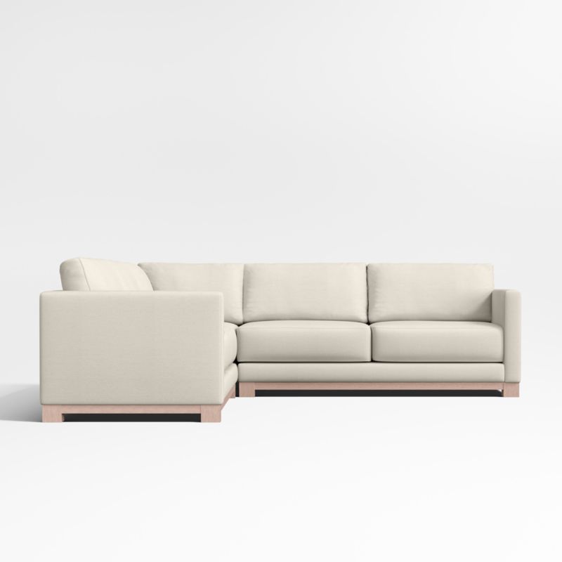 Gather Wood Base 3-Piece L-Shaped Sectional Sofa - image 1 of 5