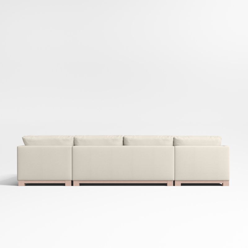 Gather Wood Base 4-Piece L-Shaped Sectional Sofa - image 4 of 6