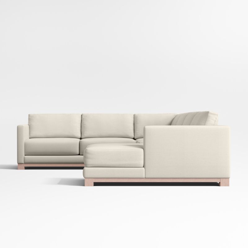 Gather Wood Base 4-Piece Corner Sectional Sofa - image 2 of 5