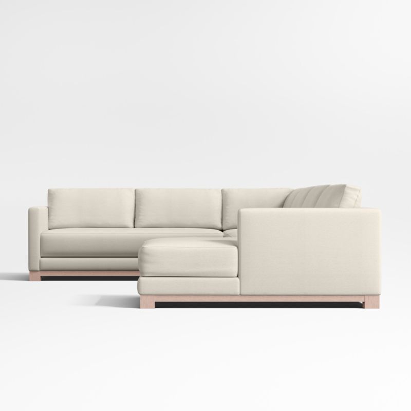 Gather Wood Base Bench 4-Piece U-Shaped Sectional Sofa - image 13 of 14