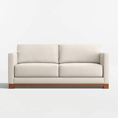 Gather Wood Base 77" Apartment Sofa