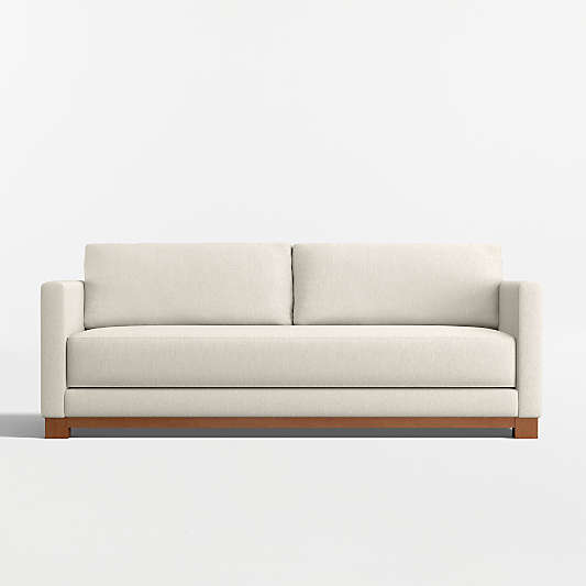 Gather Wood Base 89" Bench Sofa
