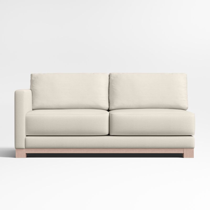 Gather Wood Base Left-Arm Sofa - image 0 of 3