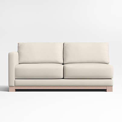 Gather Wood Base Left-Arm Sofa