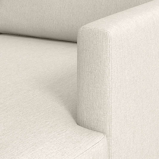 Gather Wood Base 2-Piece Small Space Sectional Sofa with Chaise Lounge