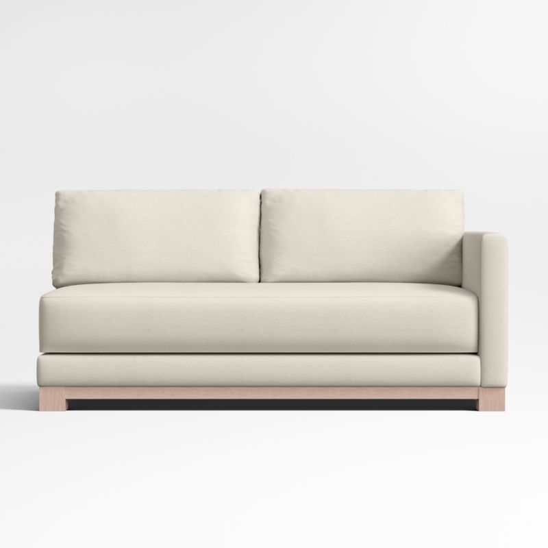 Gather Wood Base Right-Arm Bench Sofa - image 0 of 3