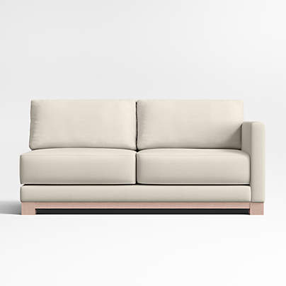 Gather Wood Base Right-Arm Sofa