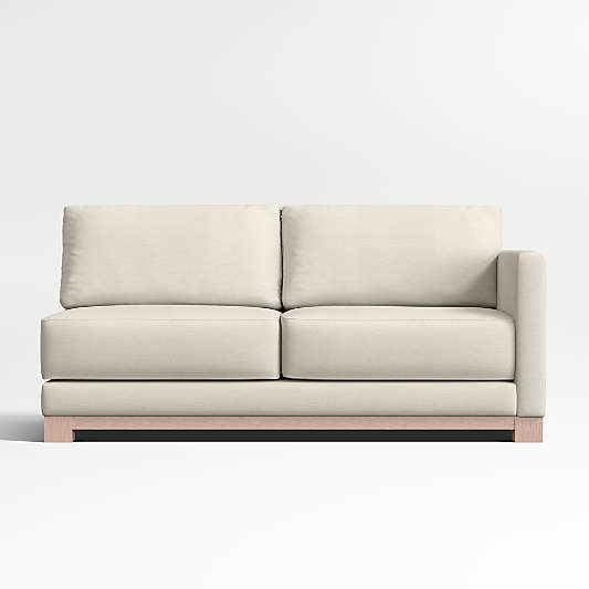 Gather Wood Base Right-Arm Sofa