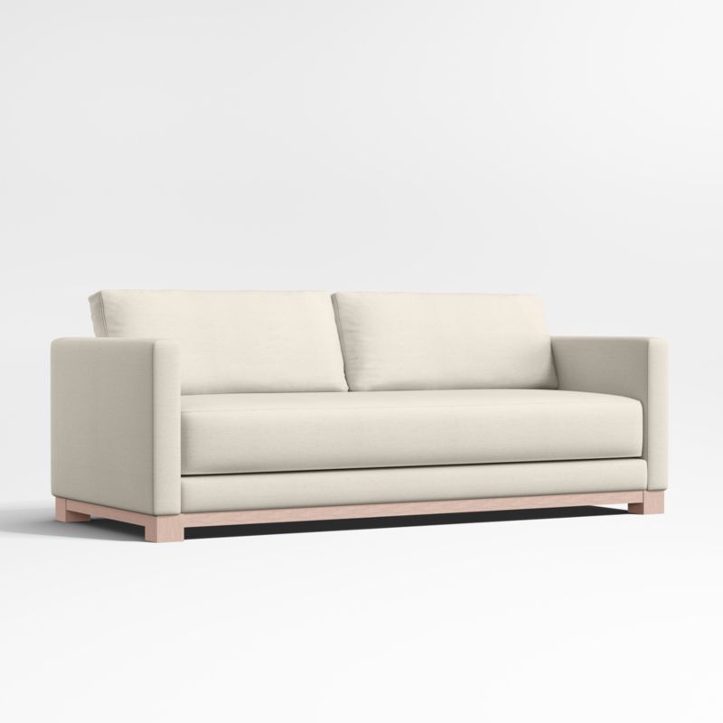 Gather Wood Base Bench Sofa 89" - image 12 of 15