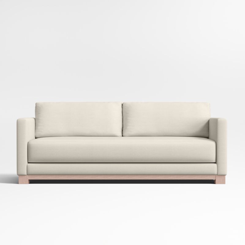 Gather Wood Base Bench Sofa 89" - image 0 of 15