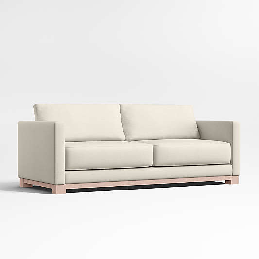 Gather Wood Base Sofa 89"