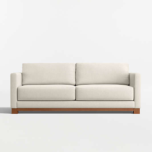 Gather Wood Base 89" Sofa