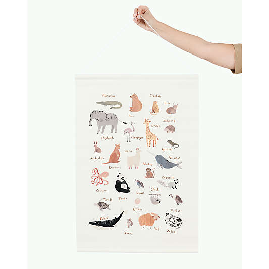 Gathre Animal Alphabet Tapestry Poster