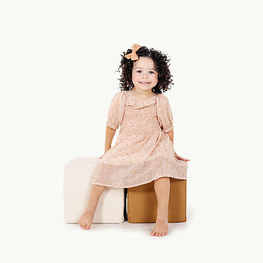 Gathre Camel Brown and Ivory Vegan Leather Toddler Play Cubes