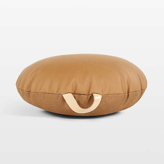 Gathre Camel Brown Mini Round Kids Floor Cushion