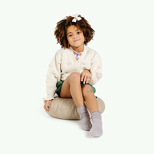 Gathre Millet Tan Mini Round Kids Floor Cushion