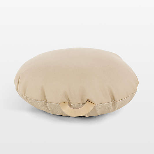 Gathre Millet Tan Mini Round Kids Floor Cushion