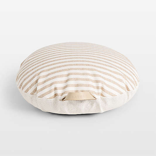 Gathre Cafe Stripe Mini Round Kids Floor Cushion