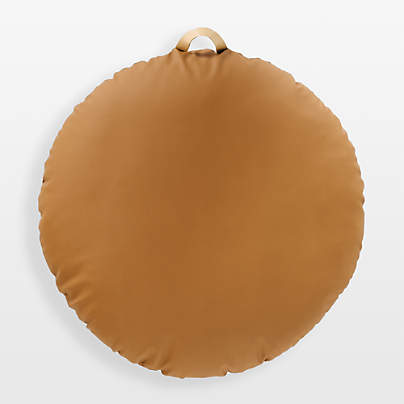 Gathre Camel Brown Round Kids Floor Cushion