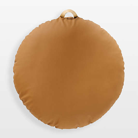 Gathre Camel Brown Round Kids Floor Cushion
