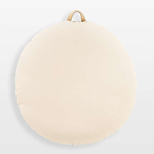 Gathre Ivory Round Kids Floor Cushion