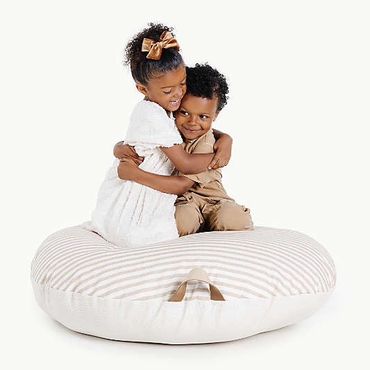 Gathre Cafe Stripe Round Kids Floor Cushion