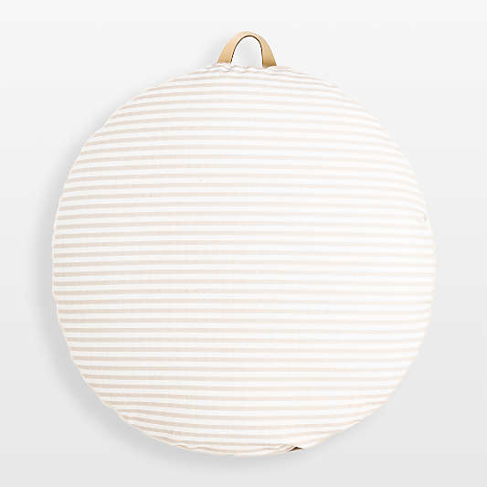 Gathre Cafe Stripe Round Kids Floor Cushion