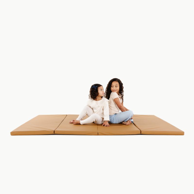 Gathre Camel Brown Vegan Leather Toddler Tumbling Mat - image 2 of 5