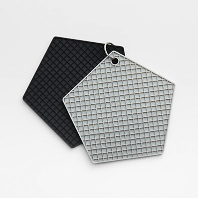 View Gayle Silicone Trivets, Set of 2 details