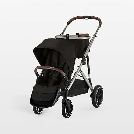 Cybex Moon Black Gazelle S 2 Modular Baby Stroller with Taupe Frame