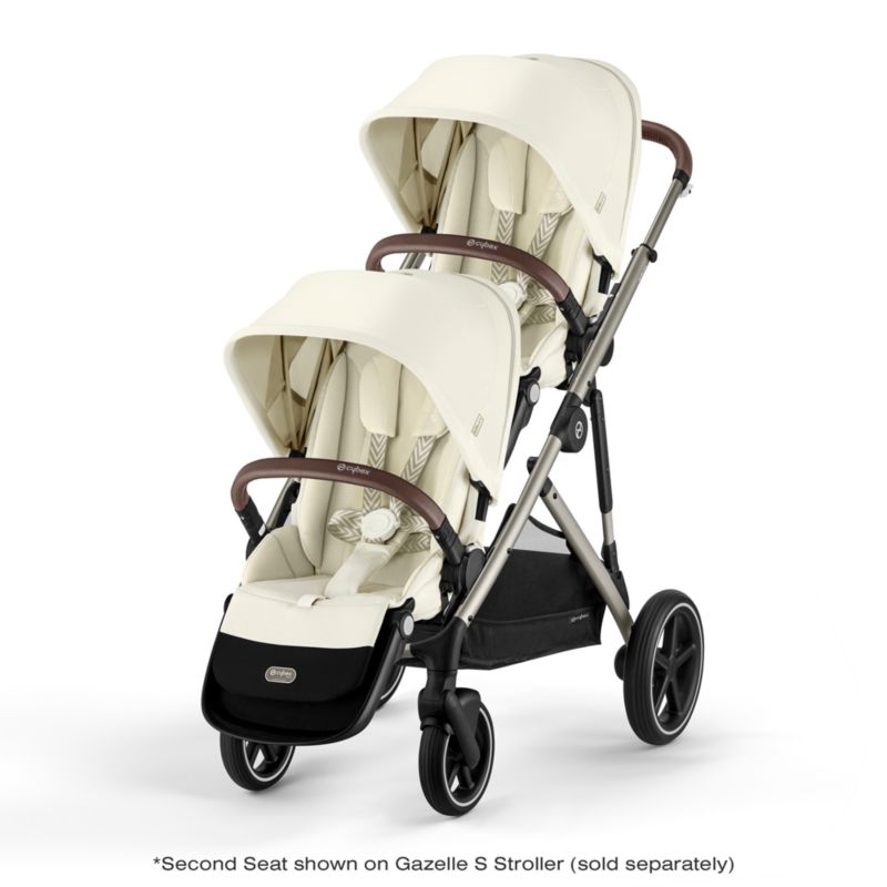 CYBEX Seashell Beige Gazelle S 2 Second Sibling Seat for Gazelle S 2 Baby Stroller - image 4 of 8