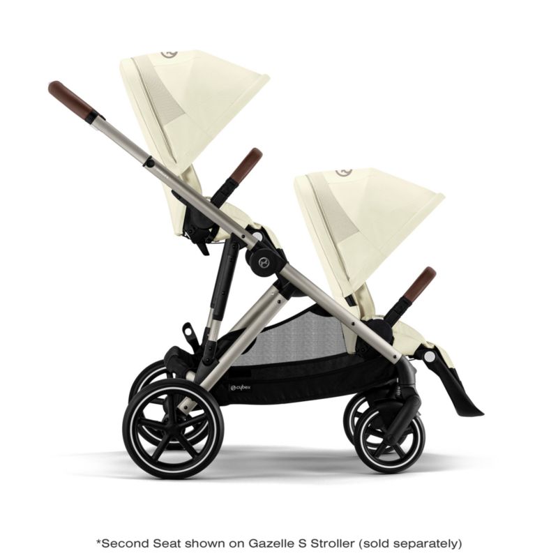 CYBEX Seashell Beige Gazelle S 2 Second Sibling Seat for Gazelle S 2 Baby Stroller - image 7 of 8