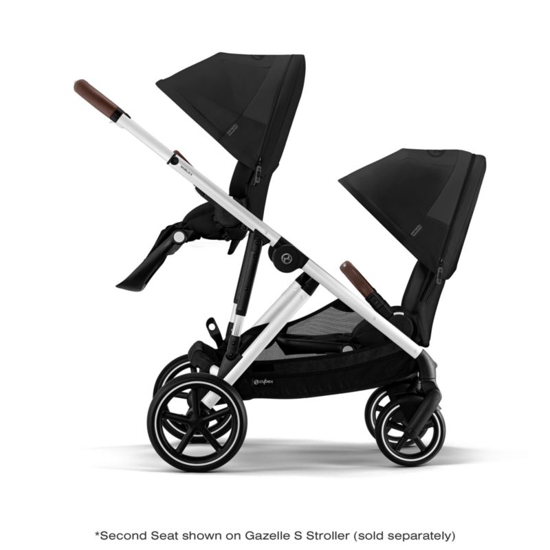 CYBEX Moon Black Gazelle S 2 Second Sibling Seat for Gazelle S 2 Baby Stroller - image 6 of 8