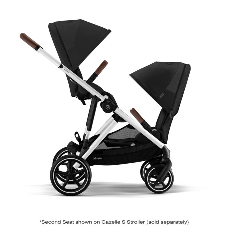 CYBEX Moon Black Gazelle S 2 Second Sibling Seat for Gazelle S 2 Baby Stroller - image 7 of 8