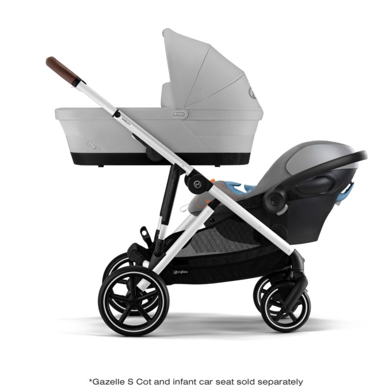 CYBEX Lava Grey Gazelle S Modular Baby Stroller with Silver Frame - image 11 of 15