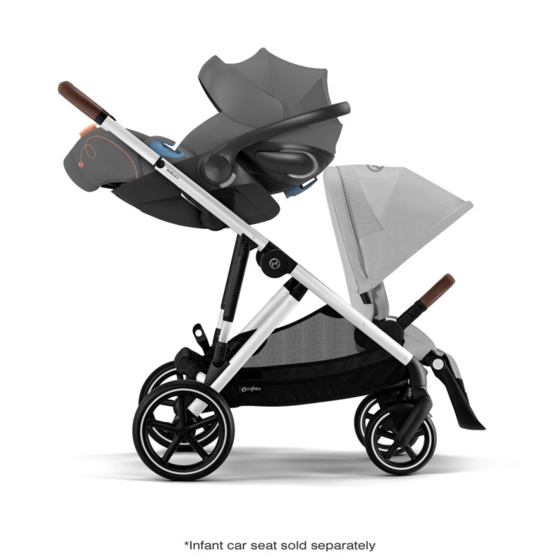 CYBEX Lava Grey Gazelle S Modular Baby Stroller with Silver Frame - image 5 of 15