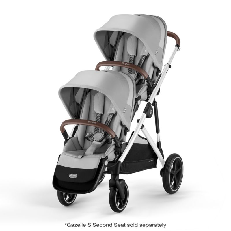 CYBEX Lava Grey Gazelle S Modular Baby Stroller with Silver Frame - image 7 of 15