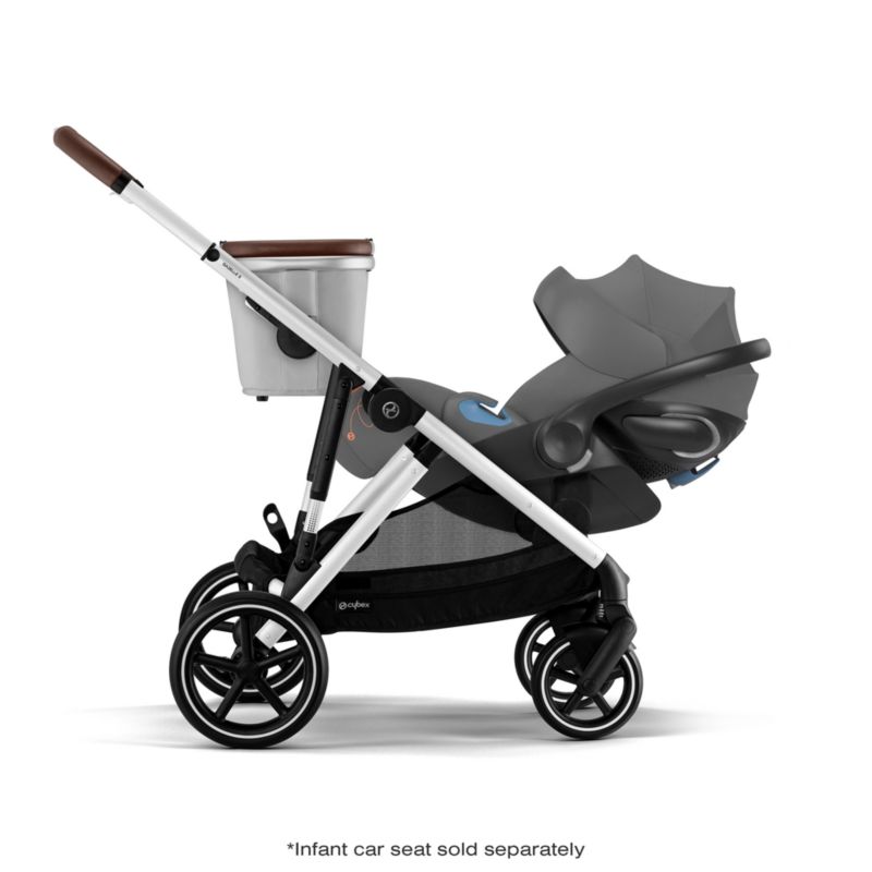 CYBEX Lava Grey Gazelle S Modular Baby Stroller with Silver Frame - image 8 of 15