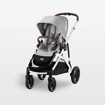 CYBEX Lava Grey Gazelle S Modular Baby Stroller with Silver Frame