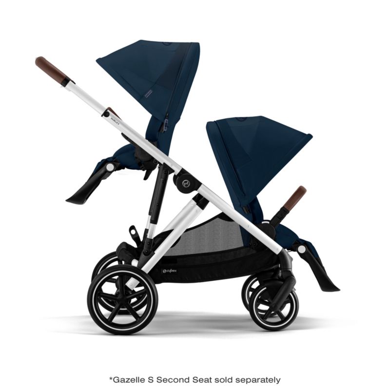 CYBEX Ocean Blue Gazelle S Modular Baby Stroller with Silver Frame - image 13 of 15