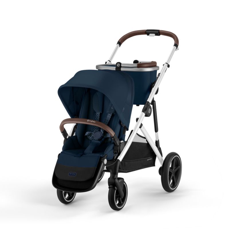 CYBEX Ocean Blue Gazelle S Modular Baby Stroller with Silver Frame - image 6 of 15