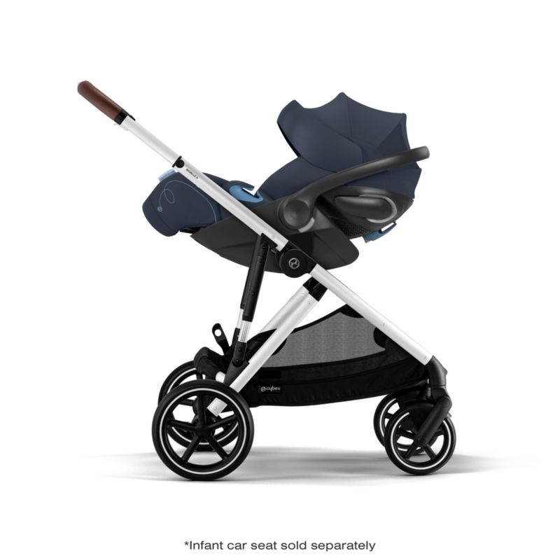 CYBEX Ocean Blue Gazelle S Modular Baby Stroller with Silver Frame - image 9 of 15