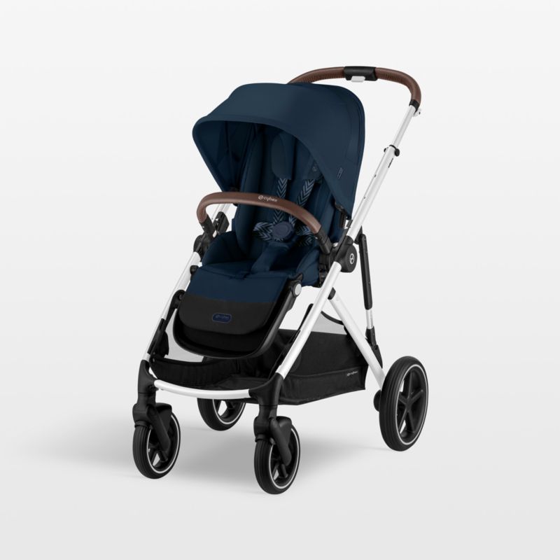 CYBEX Ocean Blue Gazelle S Modular Baby Stroller with Silver Frame - image 0 of 15