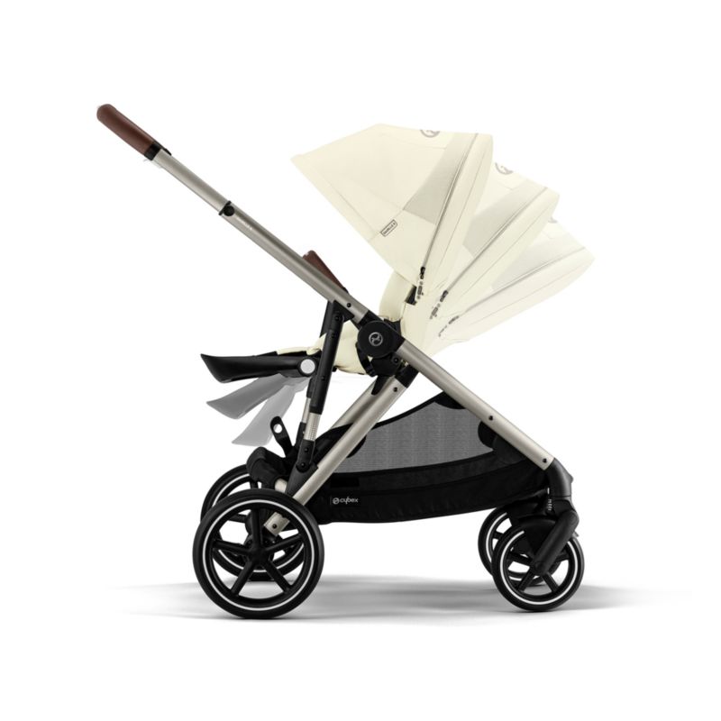 CYBEX Seashell Beige Gazelle S Modular Baby Stroller with Taupe Frame - image 2 of 11