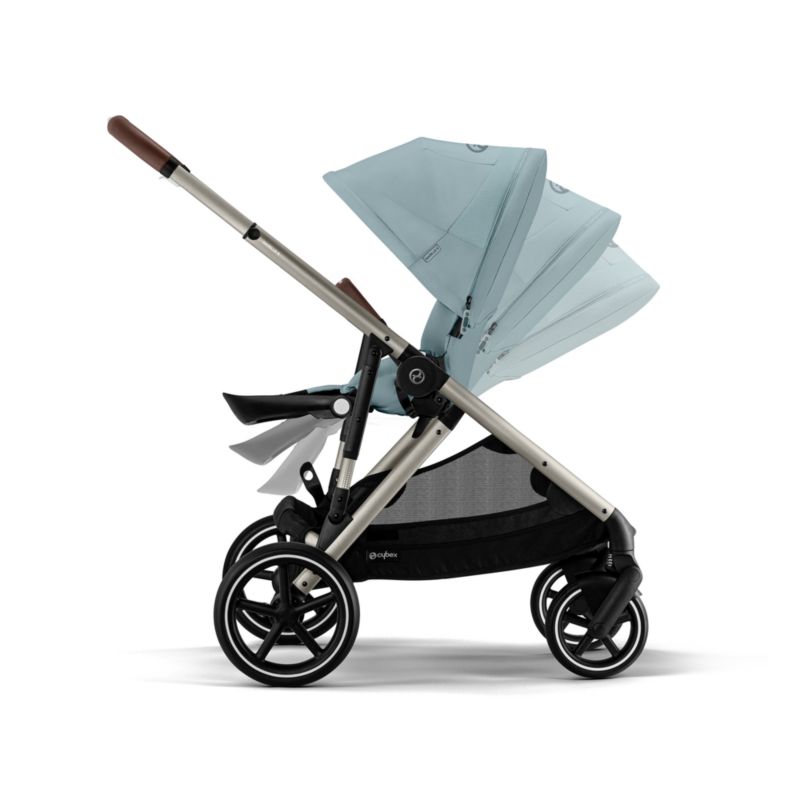 CYBEX Sky Blue Gazelle S Modular Baby Stroller with Taupe Frame - image 2 of 15