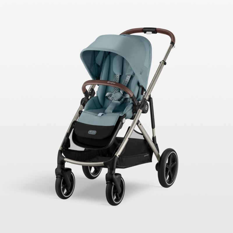 CYBEX Sky Blue Gazelle S Modular Baby Stroller with Taupe Frame - image 0 of 15