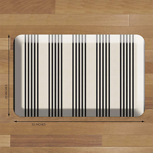 GelPro Cuisine Black Comfort Kitchen Mat, 20"x32"
